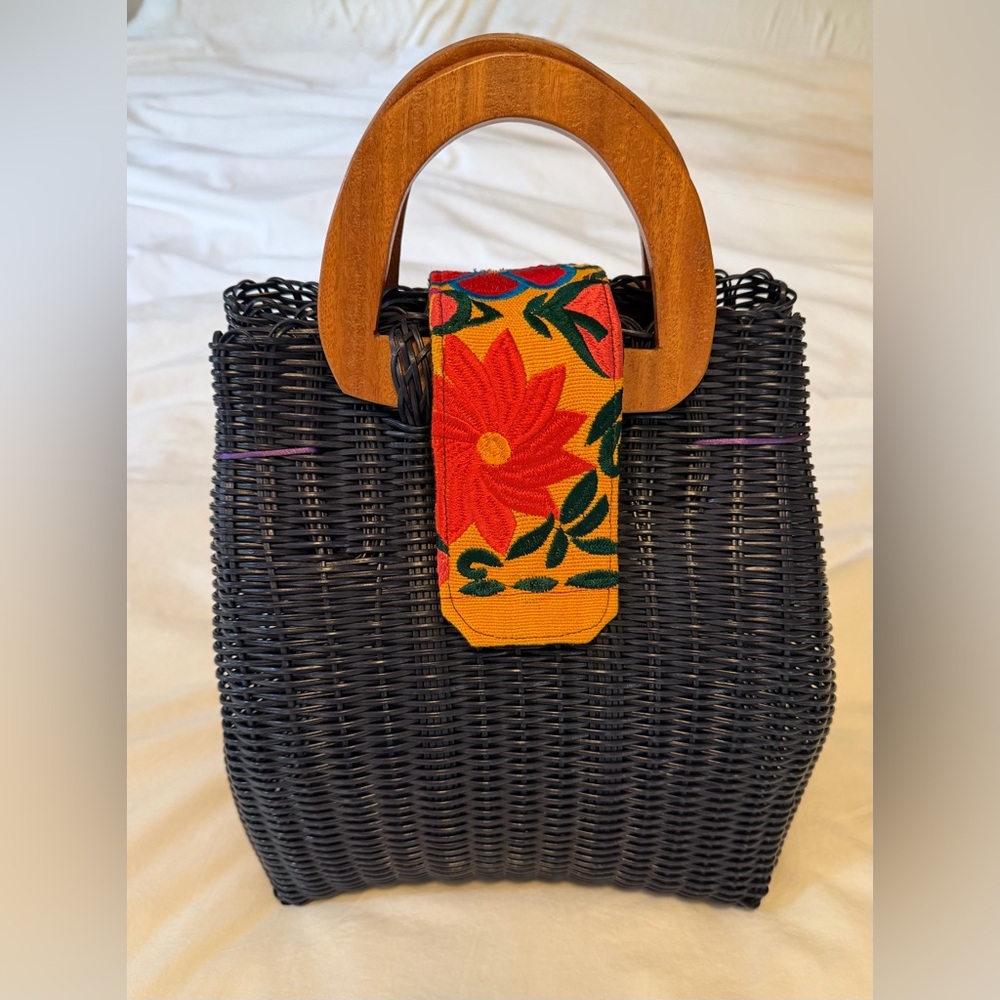 Handmade woven tote